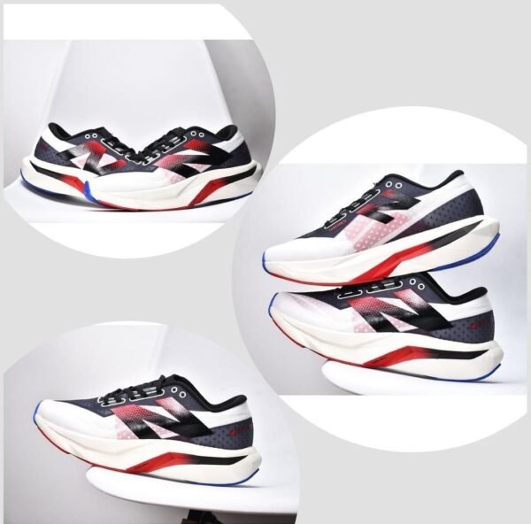 First Copy Shoes New Balance SC Elite V4 White Black-Red