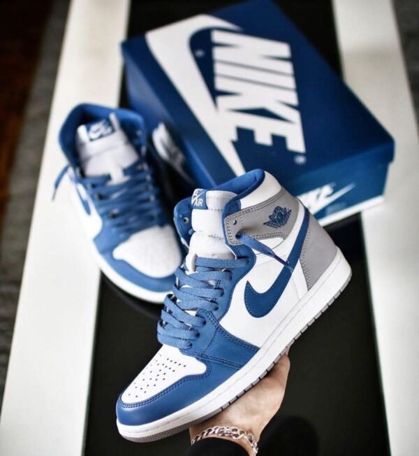 First Copy Shoes Nike Air Jordan Retro 1 High True Blue