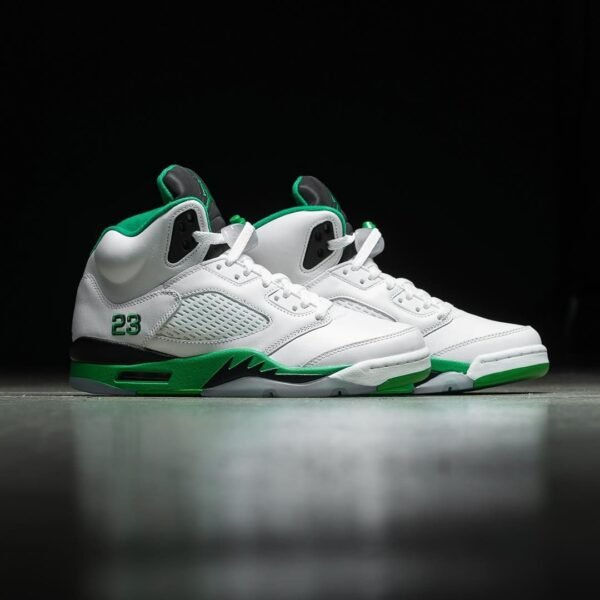 First Copy Shoes Nike Air Jordan Retro 5 Lucky Green