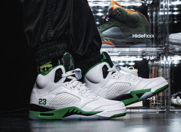 First Copy Shoes Nike Air Jordan Retro 5 Lucky Green