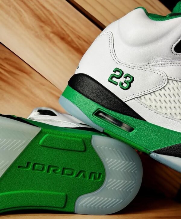 First Copy Shoes Nike Air Jordan Retro 5 Lucky Green