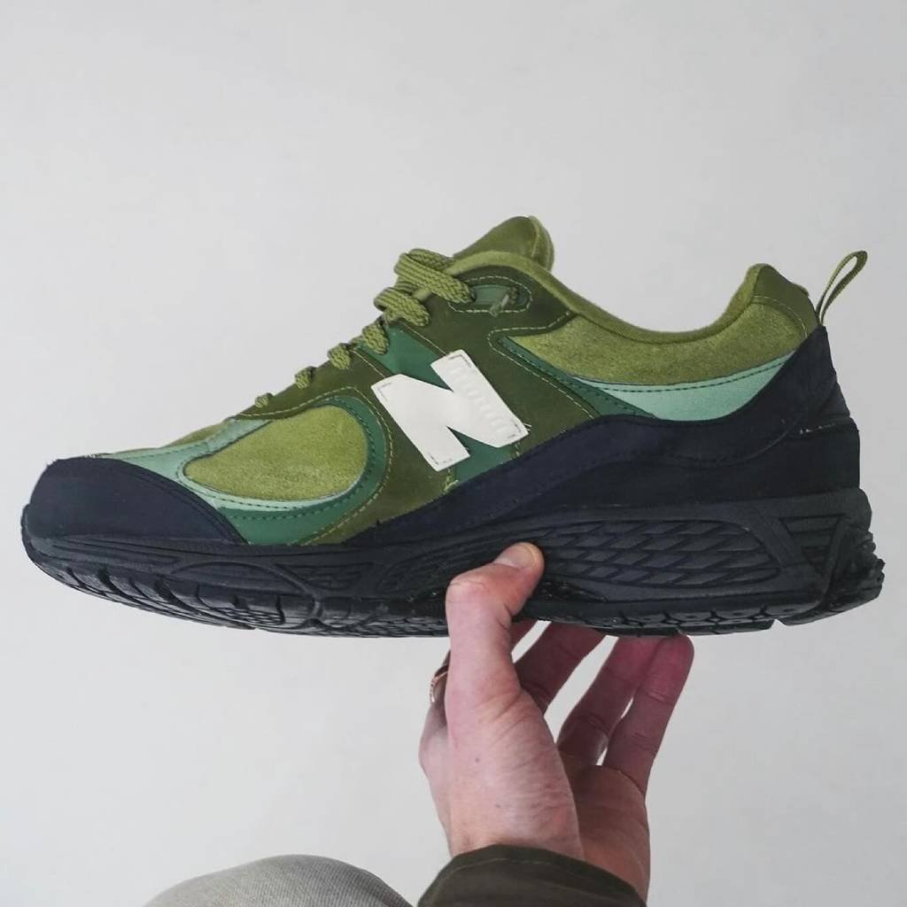 First Copy Shoes The Basement X New Balance 2002R Olive Black