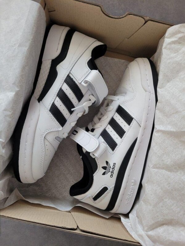 First Copy Shoes Addidas Original Forum Low Black and White