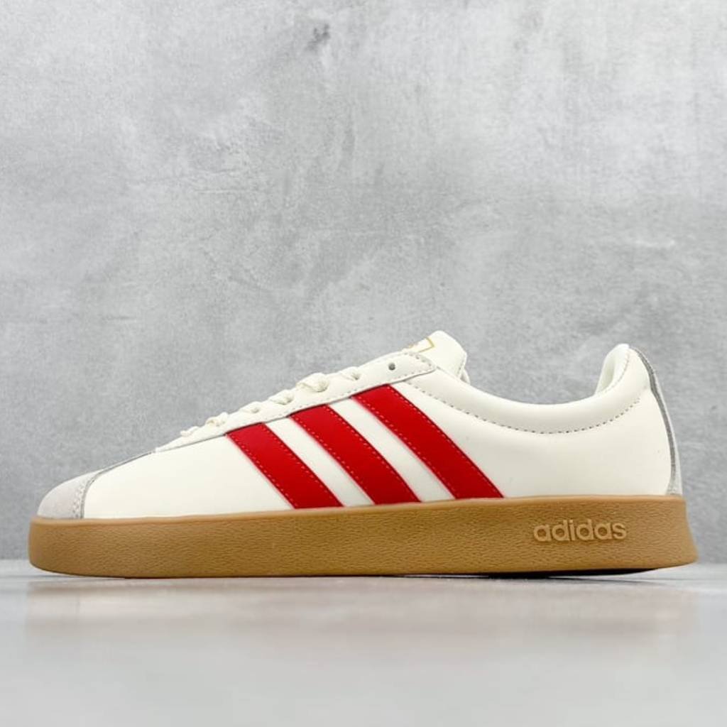 First Copy Shoes Adidas Court VL Cream Red