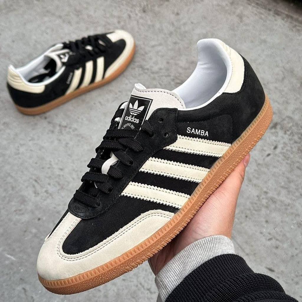 First Copy Shoes Adidas Samba Core Black Wonder White