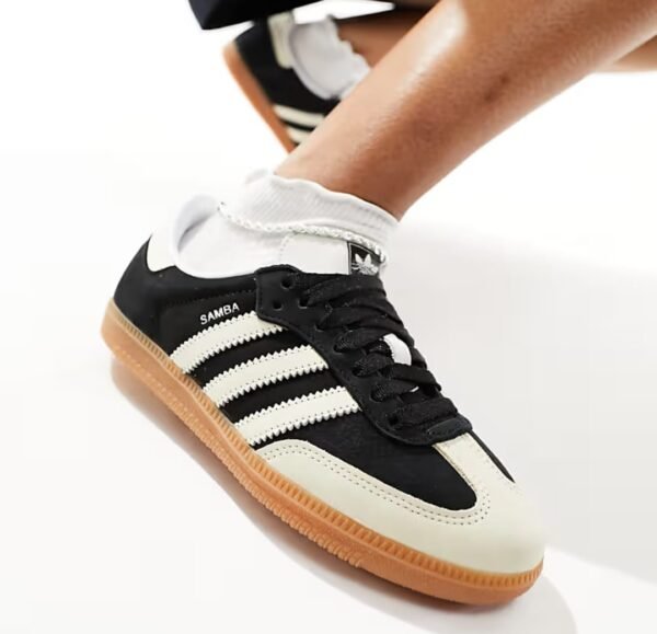 First Copy Shoes Adidas Samba Core Black Wonder White