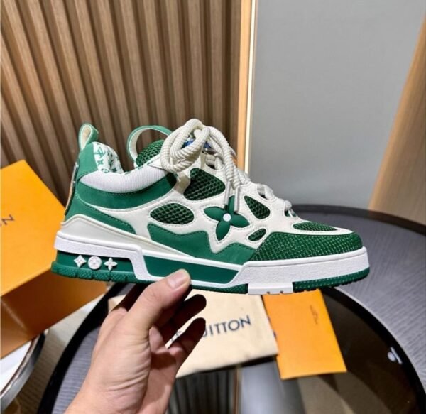 First Copy Shoes Louis Vuitton Trainer Green Skater