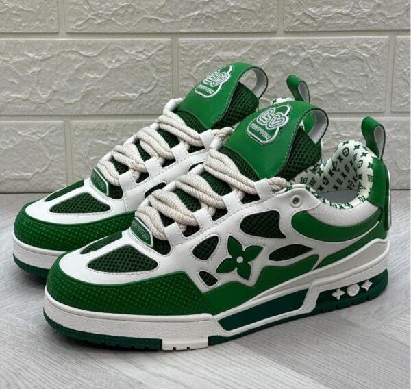 First Copy Shoes Louis Vuitton Trainer Green Skater