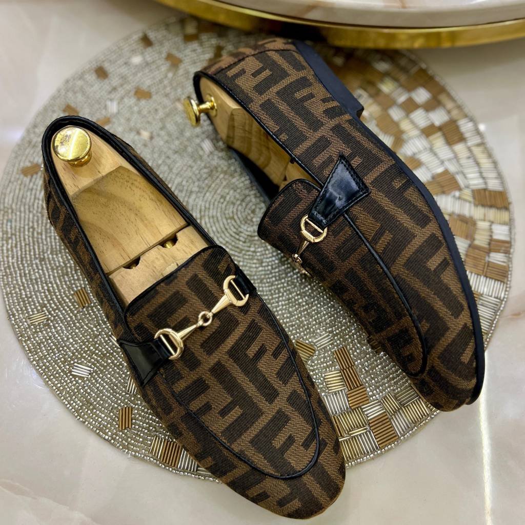 Fendi Classic Leather Moccasins