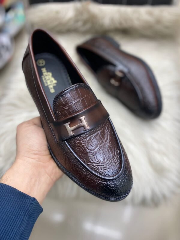 First Copy Shoes Hermes Signature Buckle Loafers