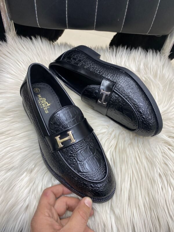 First Copy Shoes Hermes Signature Buckle Loafers