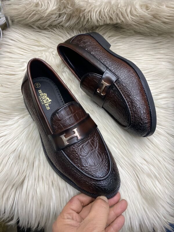 First Copy Shoes Hermes Signature Buckle Loafers