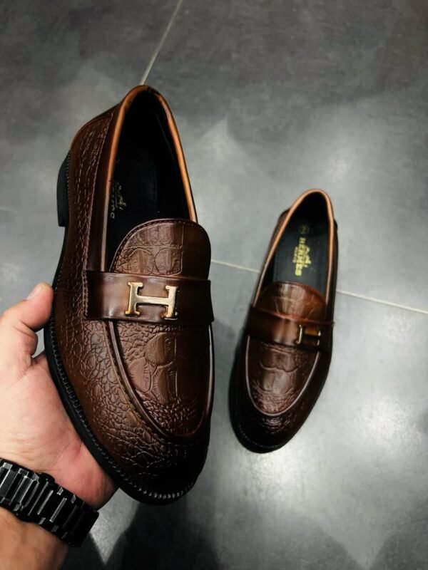 First Copy Shoes Hermes Signature Buckle Loafers