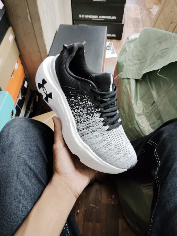 First Copy Shoes Under Armour Infinite Elite Grey Black