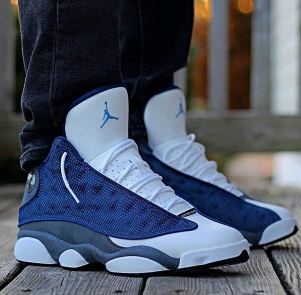 First Copy Shoes Air Jordan Retro 13 Blue-Flint