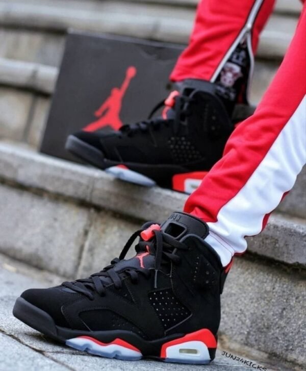 First Copy Shoes Air Jordan Retro 6 Black Infrared