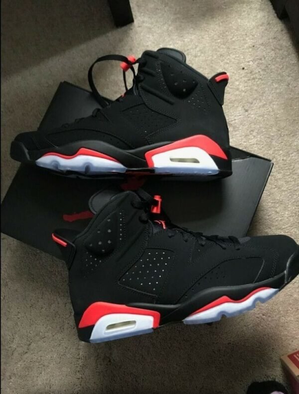 First Copy Shoes Air Jordan Retro 6 Black Infrared