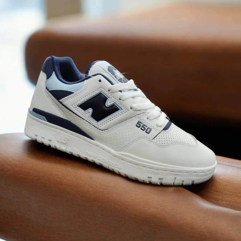 First Copy Shoes New Balance 550 White Vintage Indigo