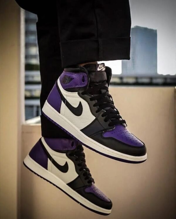 First Copy Shoes Nike Air Jordan Retro 1 High OG Court Purple