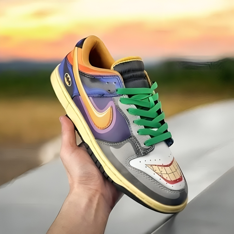 First Copy Shoes Nike SB Dunk Low Batman x Joker Multicolor