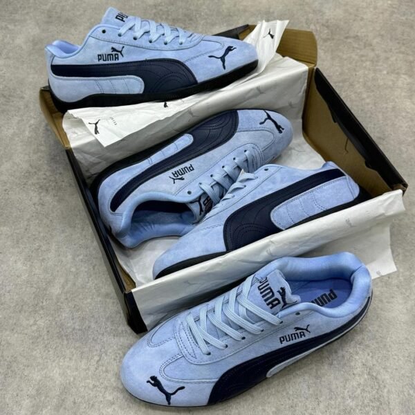 First Copy Shoes Puma Speedcat Archive Team light Blue Club Navy