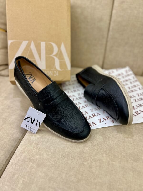 Zara Suede Slip-On Leather first copy Loafer