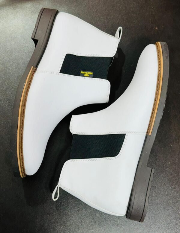 First Copy Shoes Red Tape Chelsea Boot - White