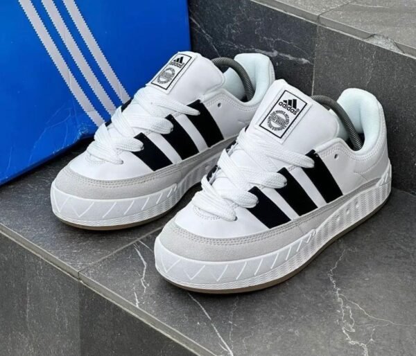 First Copy Shoes Adidas Adimatic Streetball White Black