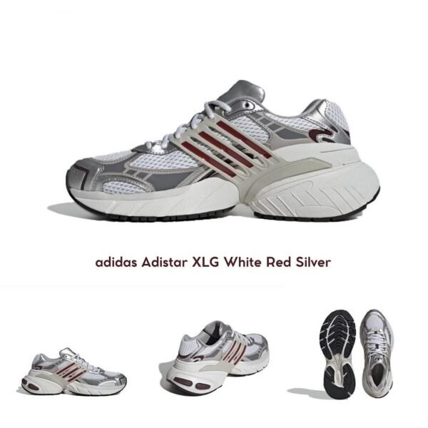 First Copy Shoes Adidas Originals ADISTAR XLG White Silver Red