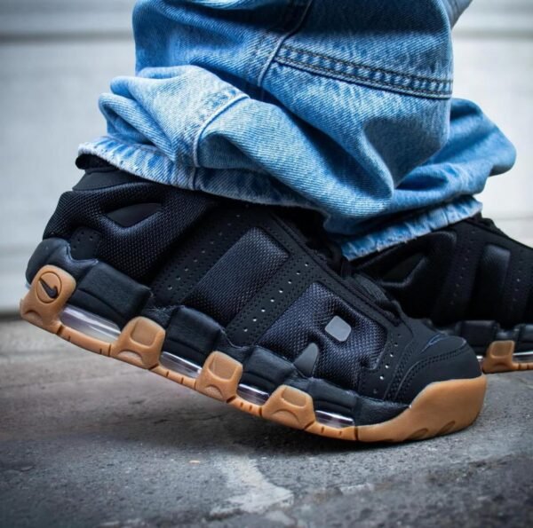 First Copy Shoes Nike Air UpTempo Low Black Gum