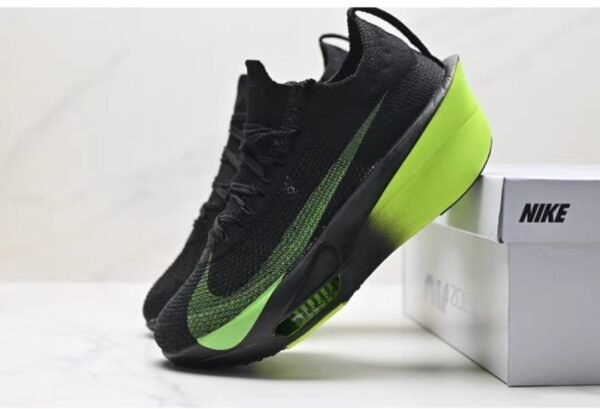 First Copy Shoes Nike air Zoom Alphafly Black Electric Green-1