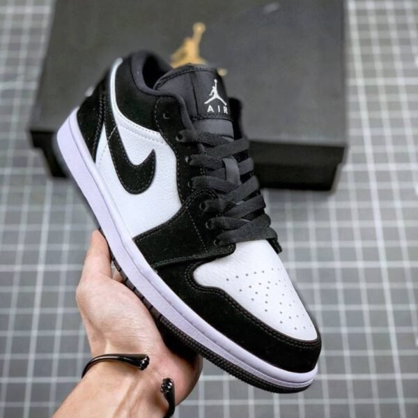 First Copy Shoes Nike AJ Retro 1 Low Panda Suede Quality - 1