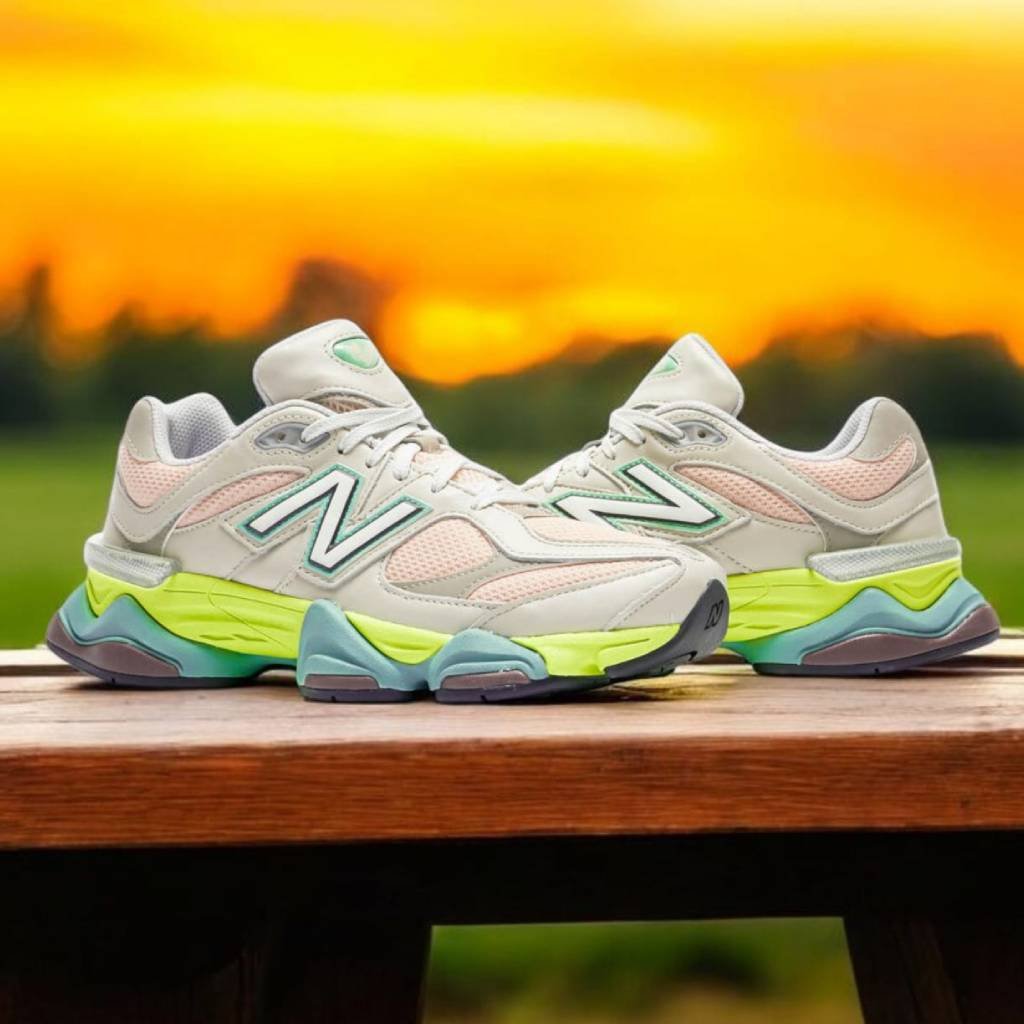 first Copy Shoes New Balance 9060 Moonbeam Vintage Rose Lime