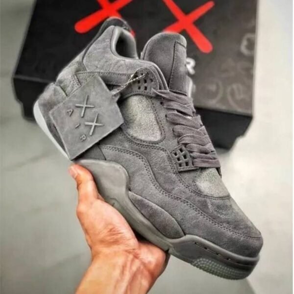 First Copy Shoes Nike Air Jordan Retro 4 Kaws Grey (SEMI UA) - New