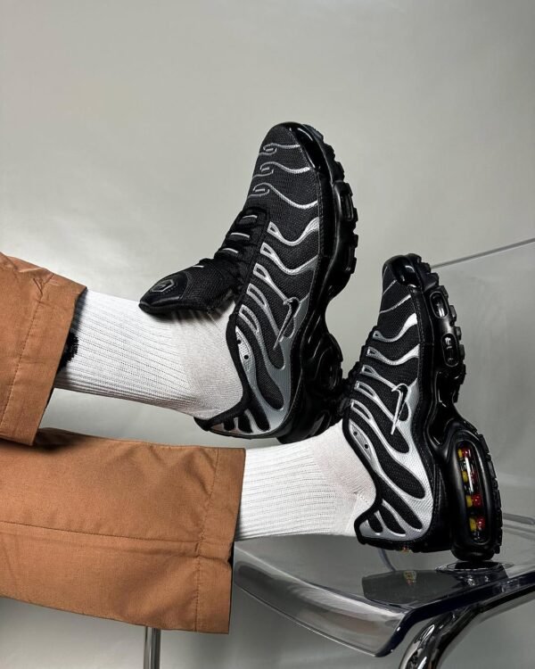 First Copy Shoes Nike Airmax Plus Reflective Black-4