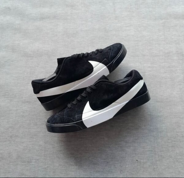 First Copy Shoes Nike Blazer City Low Black White-2
