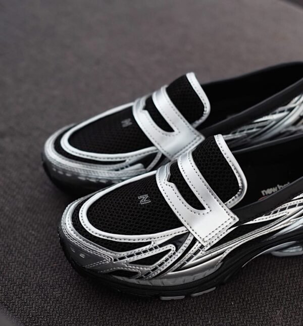 First Copy Shoes New Balance 1906L Silver Metallic Black-3
