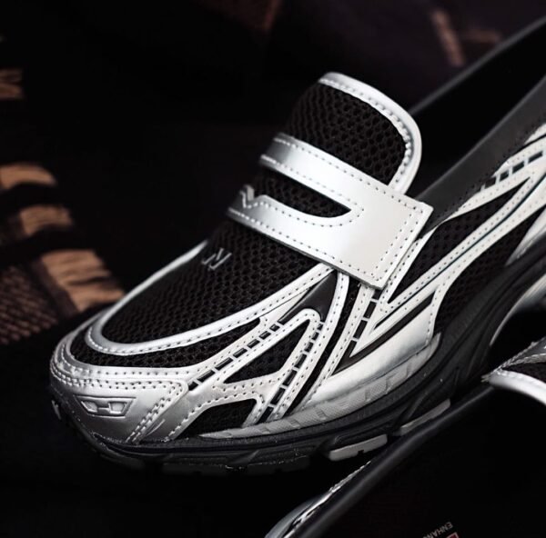 First Copy Shoes New Balance 1906L Silver Metallic Black-4
