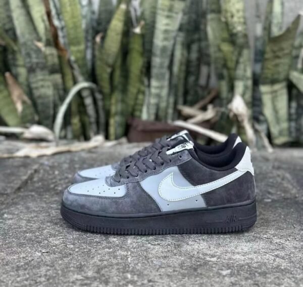 First Copy Shoes Nike AirForce 1 Low Wolf Grey-4