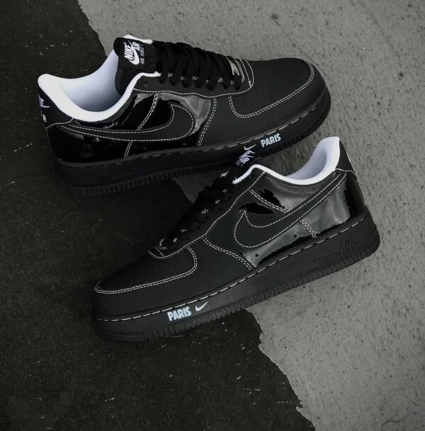 First Copy Shoes Nike Airforce 1 Low City Pack Paris Patent-2