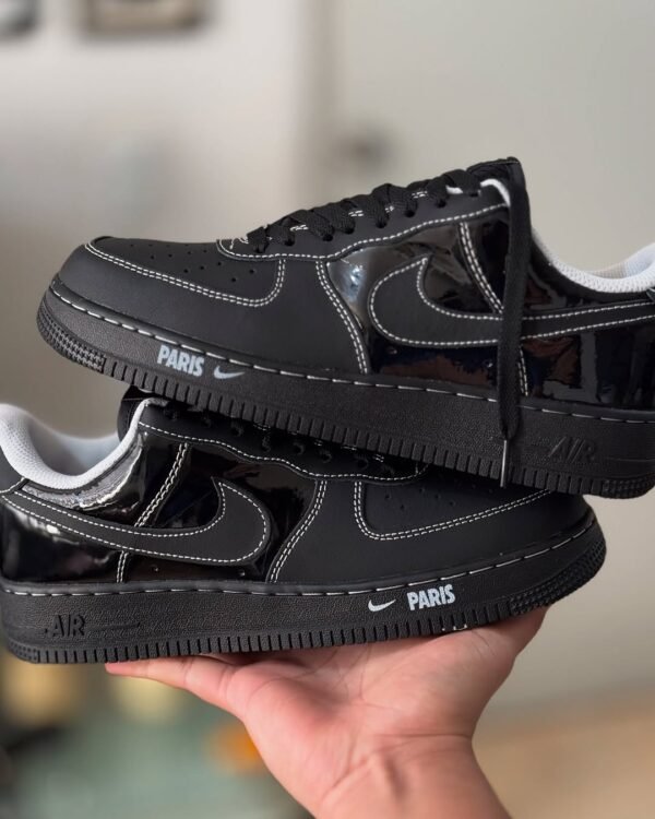 First Copy Shoes Nike Airforce 1 Low City Pack Paris Patent-4
