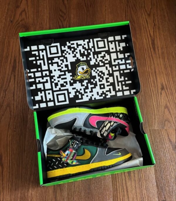 First Copy Shoes Nike Dunk Low What The Duck University Of Oregon Home-2