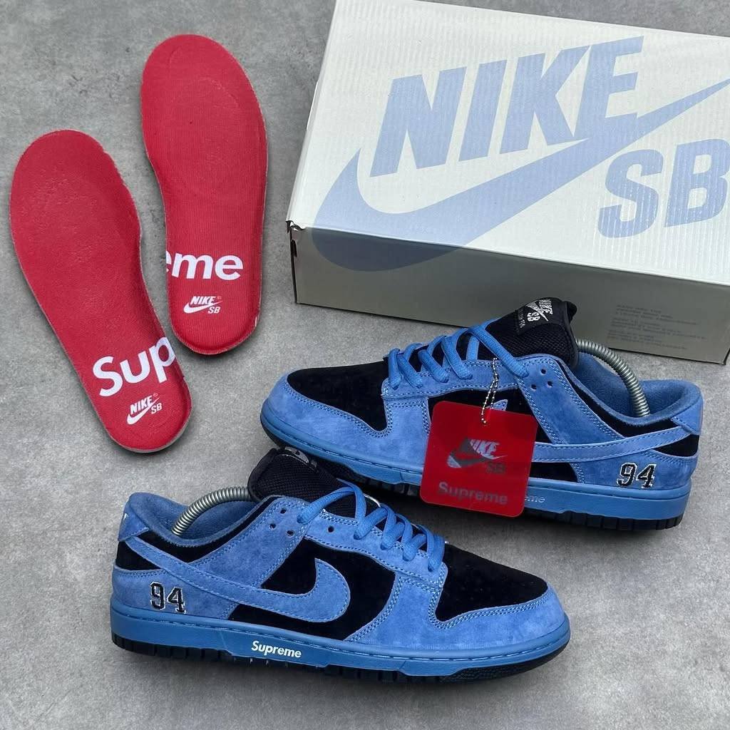 First Copy Shoes Supreme x Nike SB Dunk Low Ocean Fog