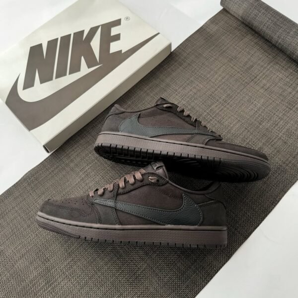 First Copy Shoes Travis Scott x Air Jordan 1 Retro Low OG SP Velvet Brown-6