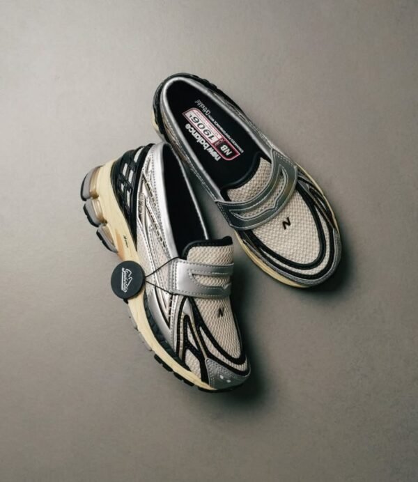 First Copy Shoes New Balance 1906L Silver Metallic Cream-7