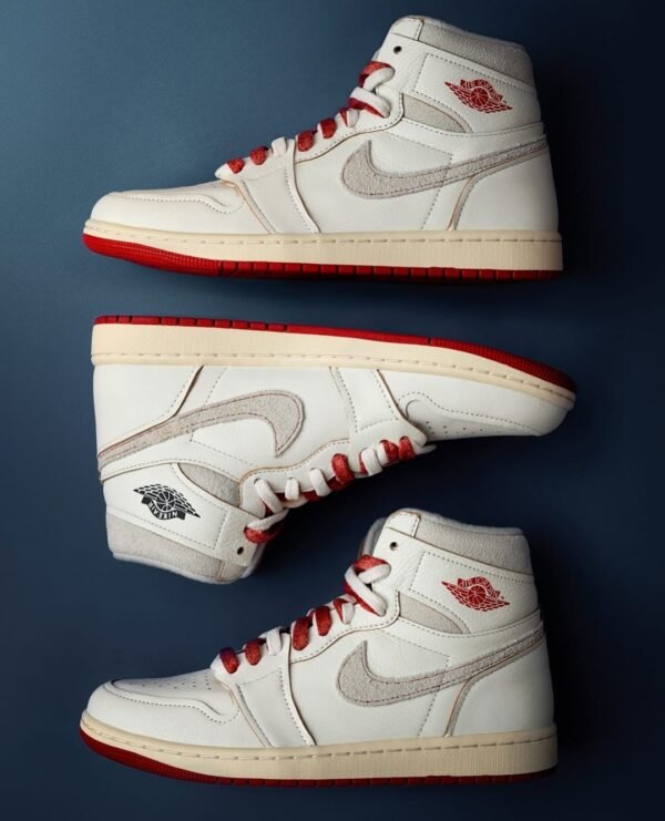 First Copy Shoes Air Jordan 1 Retro High Rare Air Sail Cinnabar-2
