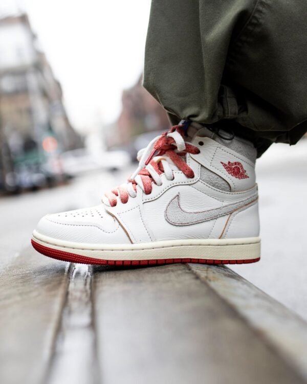 First Copy Shoes Air Jordan 1 Retro High Rare Air Sail Cinnabar-3
