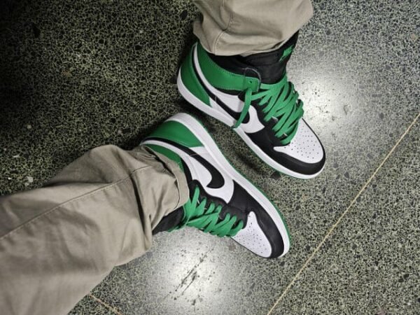 First Copy Shoes Air Jordan Retro 1 Lucky Green Semi UA-2
