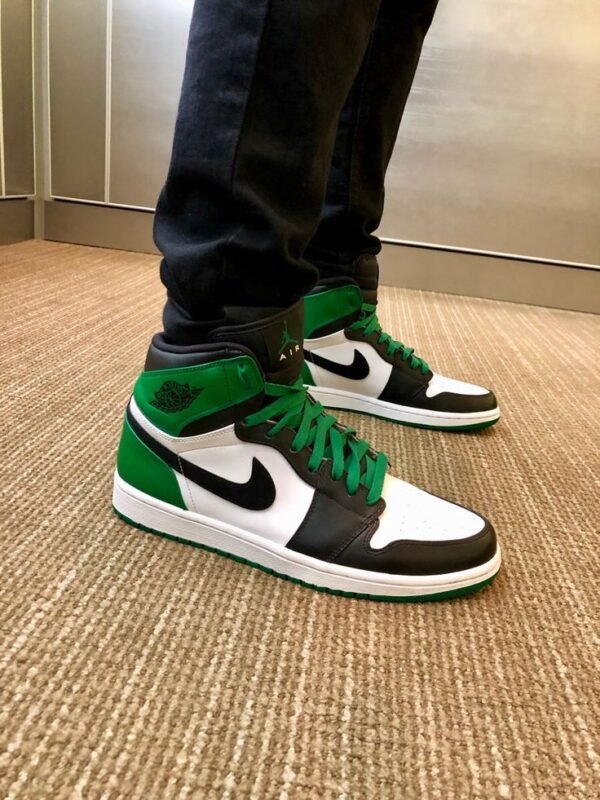 First Copy Shoes Air Jordan Retro 1 Lucky Green Semi UA-4