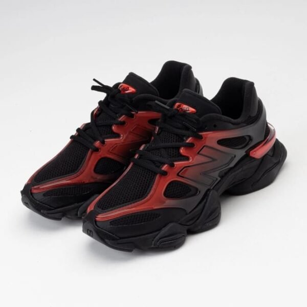 First Copy Shoes New Balance 9060 Black Red Gradient Pack-1
